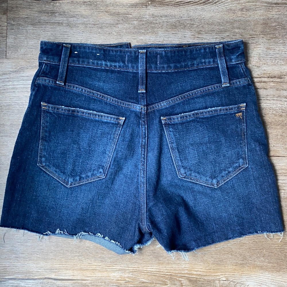 Madewell Dark Blue Jean Shorts - Picture 6 of 8